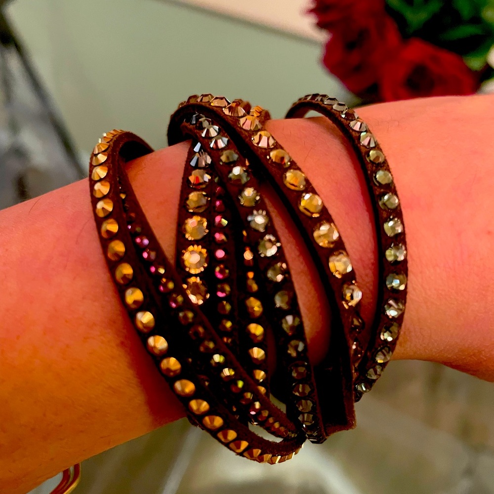 💎 Swarovski Slake Bracelet - Chocolate 💎